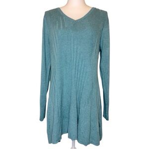 V-neck Tunic Sweater